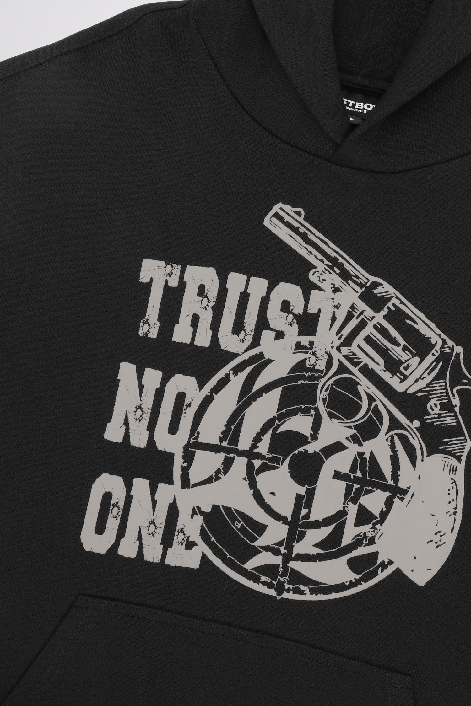 LOST BOYS TRUST NO ONE HOODIE Sweat Black
