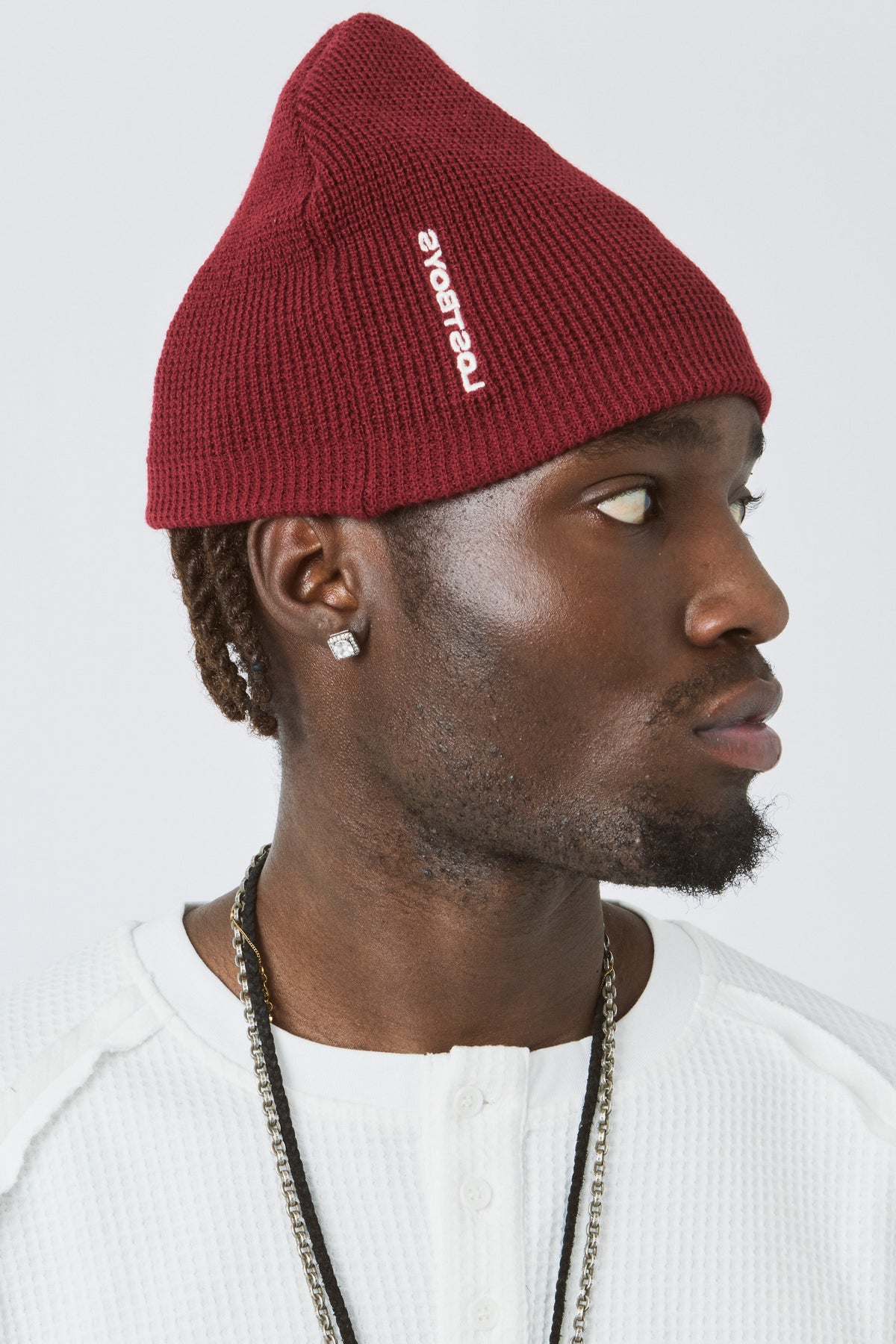 LOST BOYS WAFFLE BEANIE Beanie Burgundy