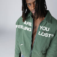 LOST BOYS WASHED DETROIT JACKET Jacket Washed Green