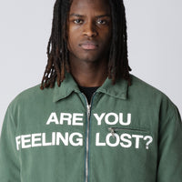 LOST BOYS WASHED DETROIT JACKET Jacket Washed Green