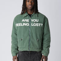 LOST BOYS WASHED DETROIT JACKET Jacket Washed Green