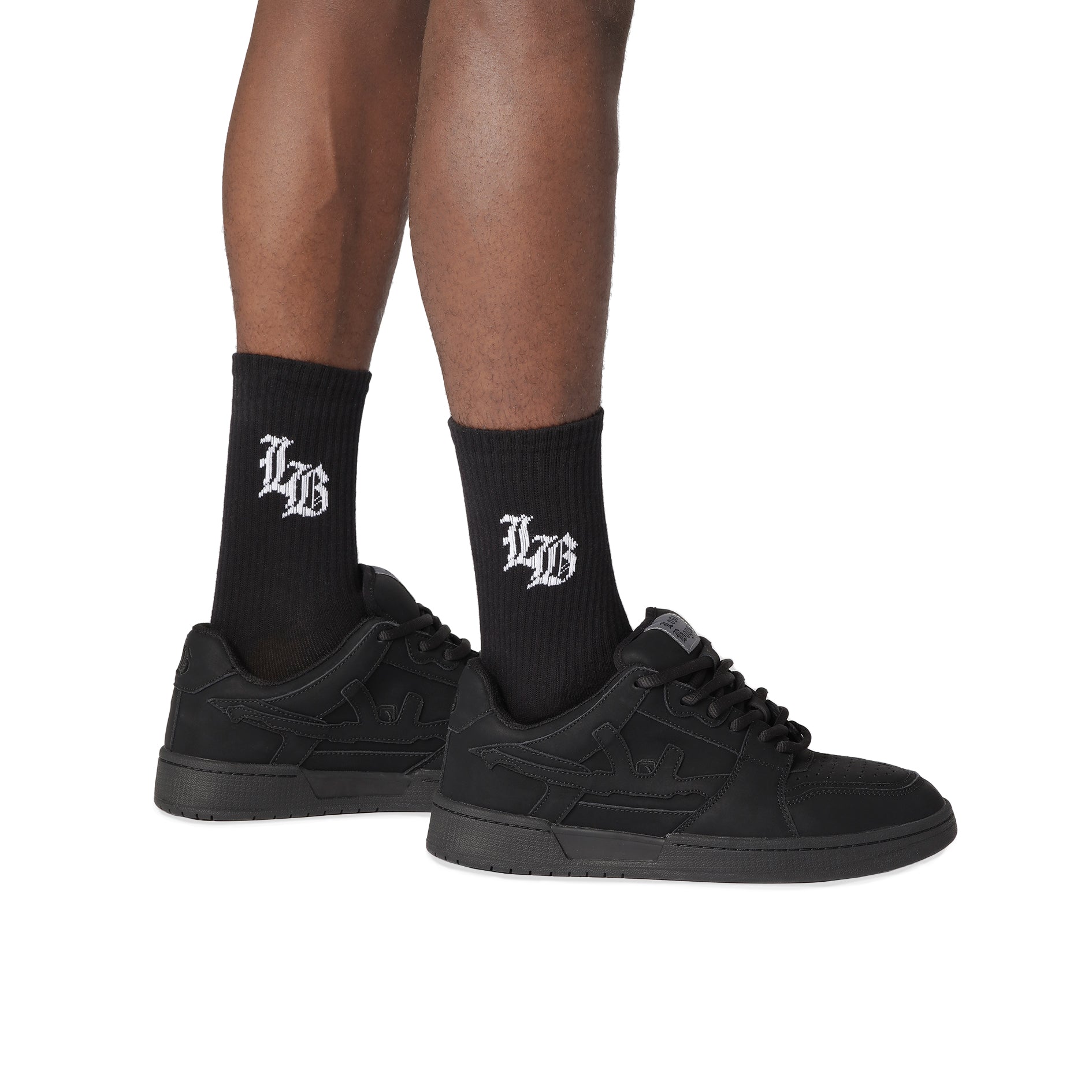 BLACK LB SOCKS (3-PACK)